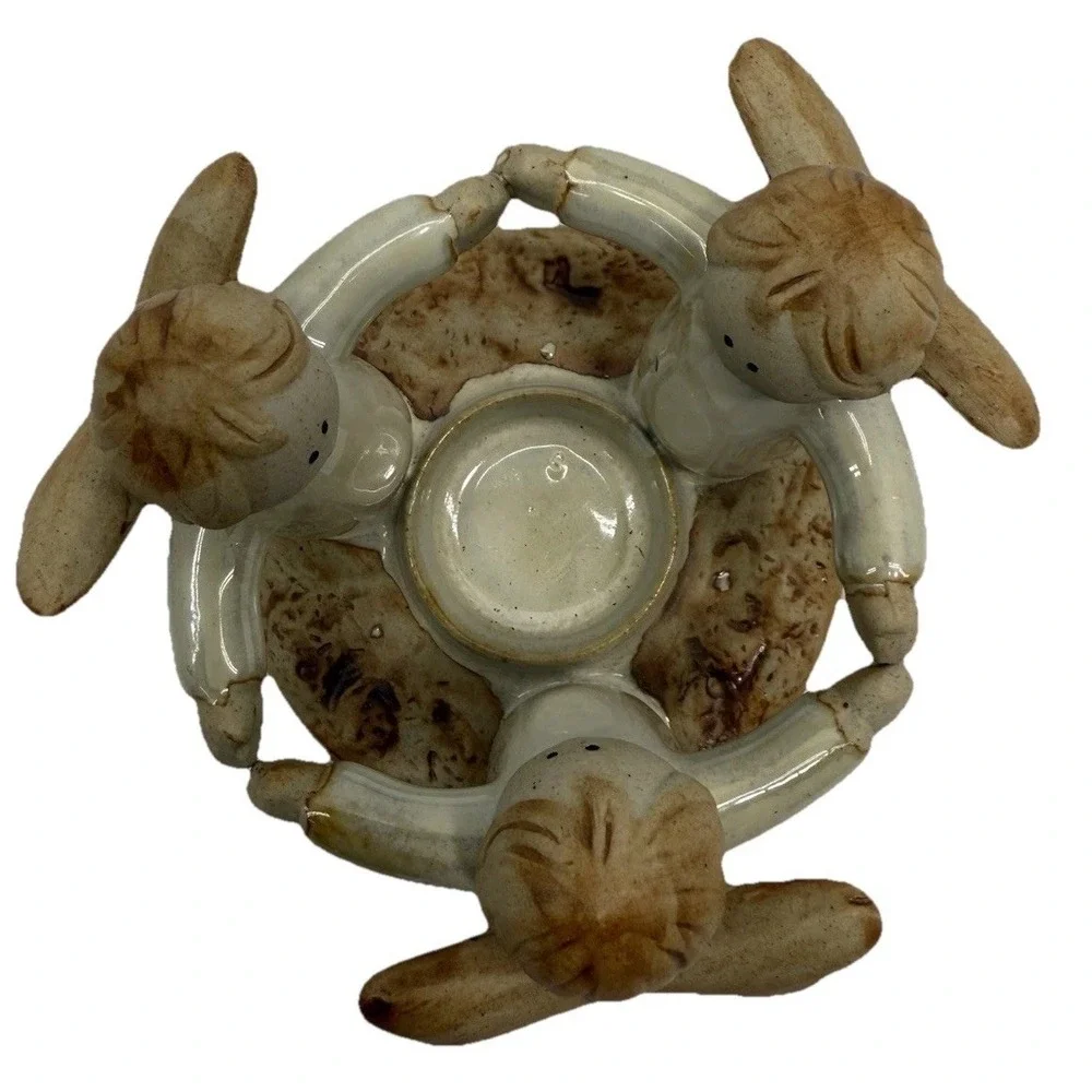 Christmas Three Angels Holding Hands Candle Tea Lite Holder By TII Productions‎